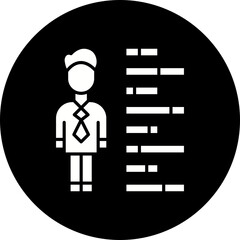 Skill icon single vector illustration