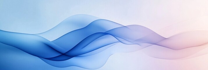 Obraz premium Smooth curves are blending together, forming an elegant and colorful design