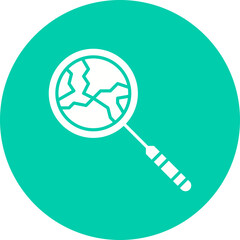 Global Search icon single vector illustration