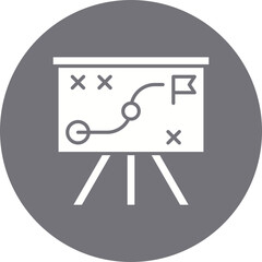 Planning icon single vector illustration