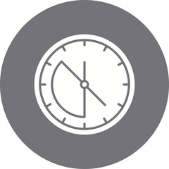 Working Time icon single vector illustration