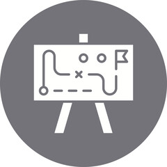 Development Plan icon single vector illustration