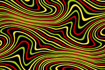 Artistic Digital Allover Pattern Design with Powerful Effects