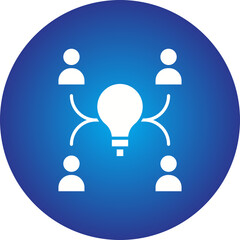 Executive Team icon single vector illustration