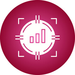 Set Goals icon single vector illustration