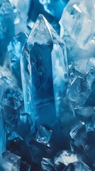 Vibrant blue background wallpaper with exceptional and crystal clear design