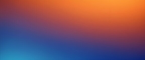 Obraz premium Blue and orange gradient colors background