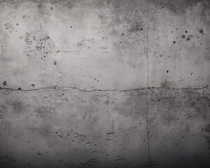 Obraz premium An aged wall texture background with a weathered grey concrete wall with numerous faint stains and wear marks