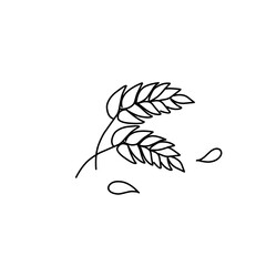 illustration set of various breads