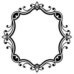Frame with ornament Illustration, flower, design, outline, template, pattern, Vintage Retro Ornamental Decorative Border Frame, Ornate border, Classy border. Transparent Frame 