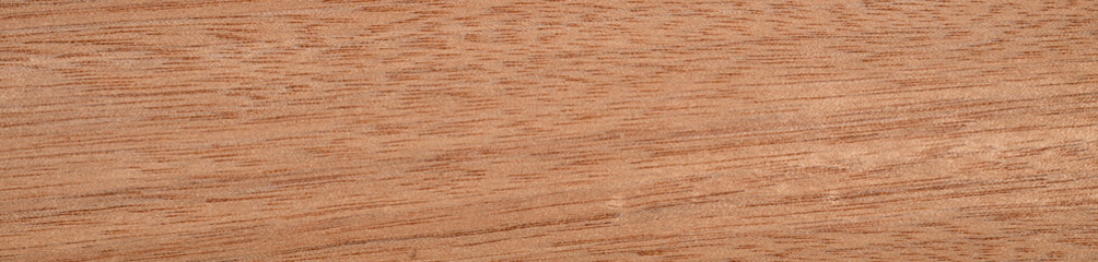 Okoume veneer with a fine, straight grain and soft sandy tones