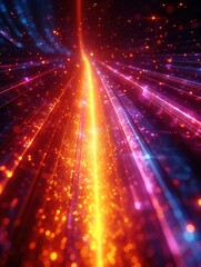 Obraz premium background with lights