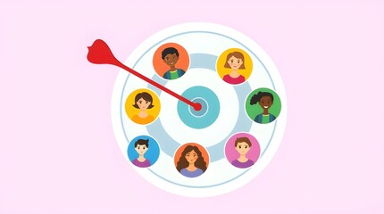 Target audience, customer segment analysis, marketing and advertising