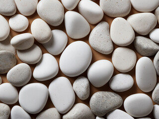 Beautiful medium size white stones background 