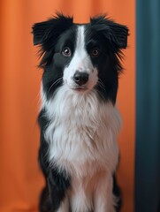 Fototapeta premium border collie dog