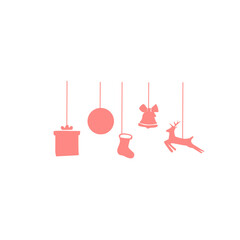 red christmas ornaments hanging