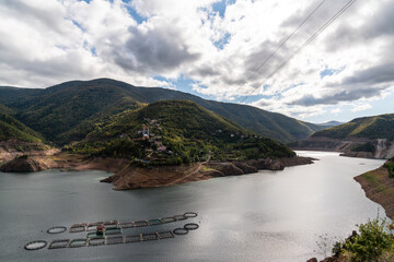 Fish Farm and Reservoir in Ordu, Turkey