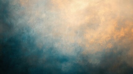 A watercolor-inspired background with light blue, soft pink, and muted gold strokes. Subtle texture variations add depth, illuminated by soft light for an ethereal effect.