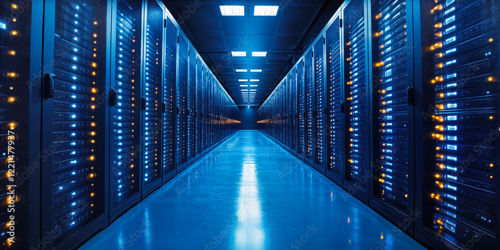 Poster ai-enhanced it services in a data center for efficient digital data management solutions