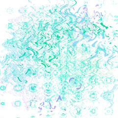 An abstract transparent psychedelic wavy liquid splatter design element overlay.