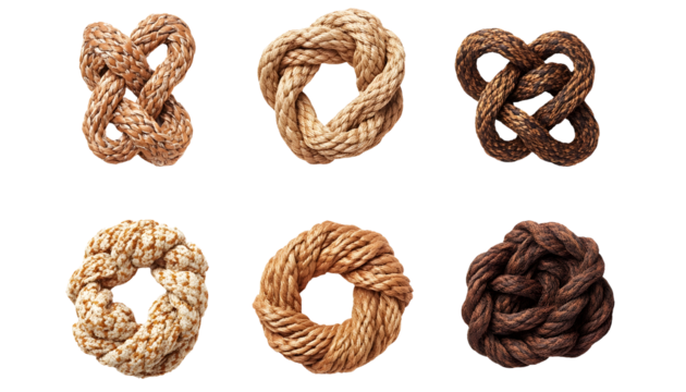 Rustic Twisted Rope Knots