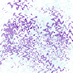 An abstract transparent psychedelic wavy liquid splatter design element overlay.