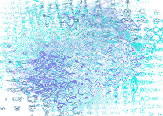 An abstract transparent psychedelic wavy liquid splatter design element overlay.