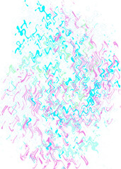 An abstract transparent psychedelic wavy liquid splatter design element overlay.