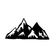 Mountain Silhouette Vector Art