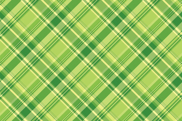 Vibrant green and lime diagonal plaid pattern. Perfect for textile design, springsummer projects, or as a background texture.  Highresolution seamless repeat for various applications.