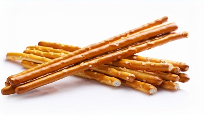pretzels sticks isolated on white