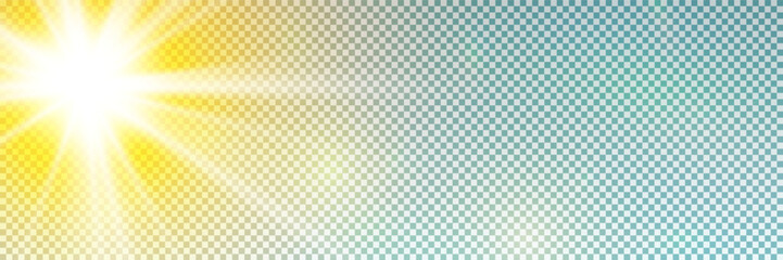 Glow light effect. Star burst with sparkles.Sun.