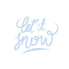 Winter Cute Quote Calligraphy