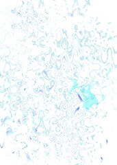 An abstract transparent psychedelic wavy liquid splatter design element overlay.