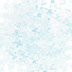Fototapeta premium An abstract transparent psychedelic wavy liquid splatter design element overlay.