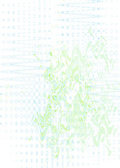 An abstract transparent psychedelic wavy liquid splatter design element overlay.