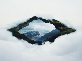 Surreal Dreamscape: Blending Desert and Ocean in a Mesmerizing Blurred Reality art sky sun sand mood