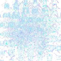 An abstract transparent psychedelic wavy liquid splatter design element overlay.