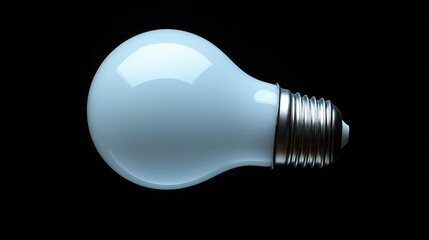 Renewable energy concept with eco-friendly light bulb for environmental awareness and sustainable living