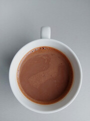 cup of coffee with chocolate