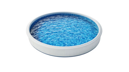 Swimming pool on transparent background