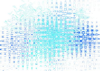 An abstract transparent psychedelic wavy liquid splatter design element overlay.