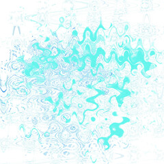 An abstract transparent psychedelic wavy liquid splatter design element overlay.