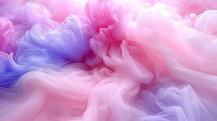 Abstract waves of flowing lines in soft pastel colors with a minimalist design.