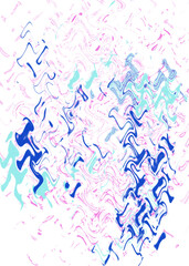 An abstract transparent psychedelic wavy liquid splatter design element overlay.