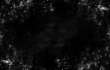 Dark grunge background with rough texture and scratched details.