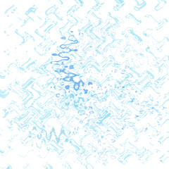 An abstract transparent psychedelic wavy liquid splatter design element overlay.