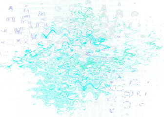 An abstract transparent psychedelic wavy liquid splatter design element overlay.