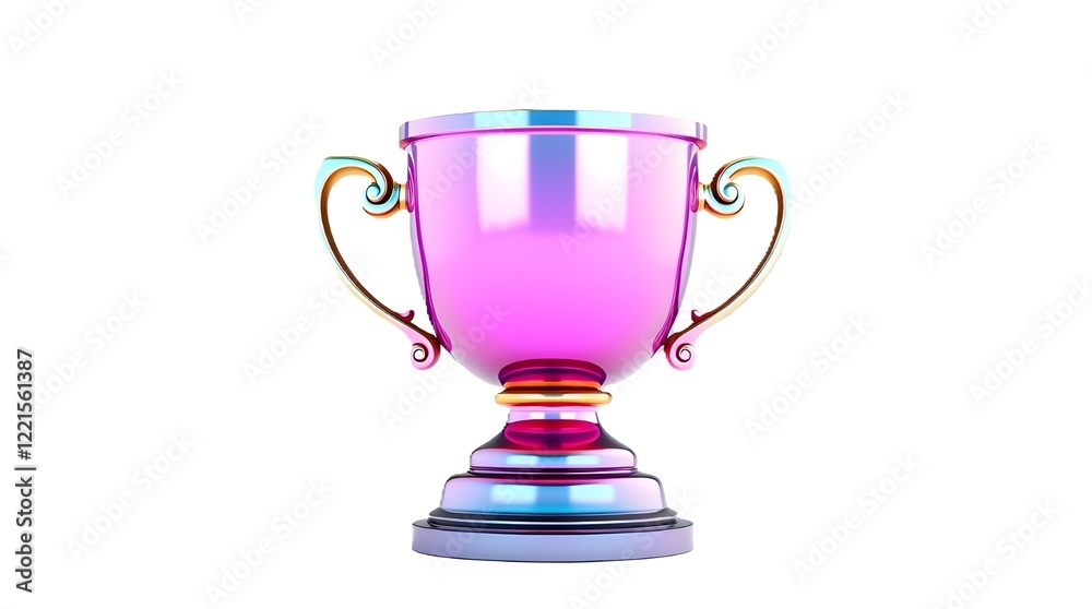 Wall mural  trophy cup isolated