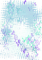 An abstract transparent psychedelic wavy liquid splatter design element overlay.